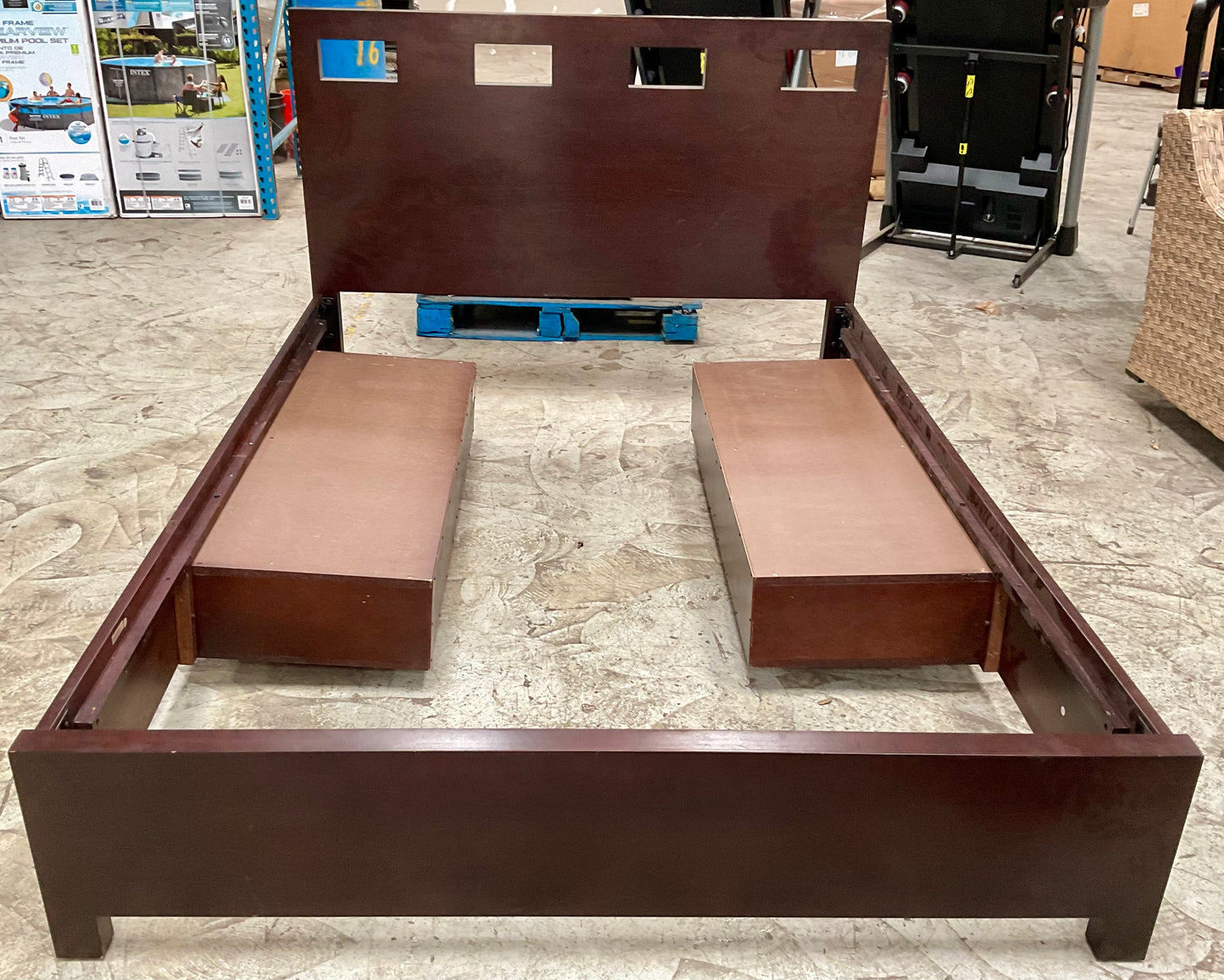 Queen 4 Drawer Storage Bed