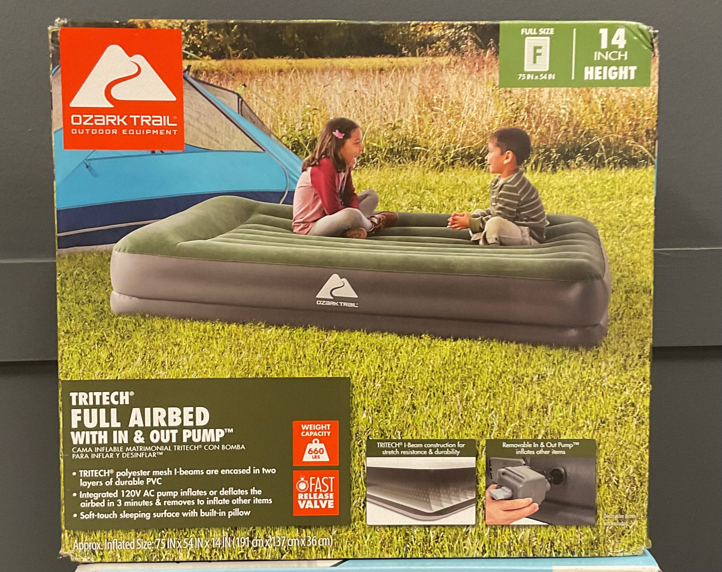 Ozark trails full size air mattress