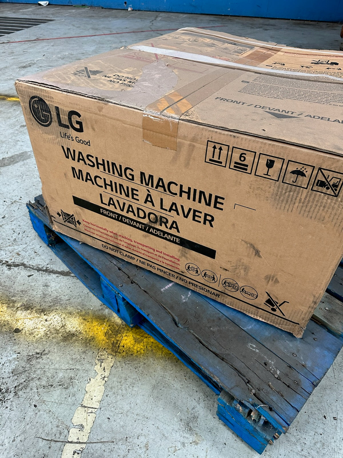 LG Pedestal front load washer