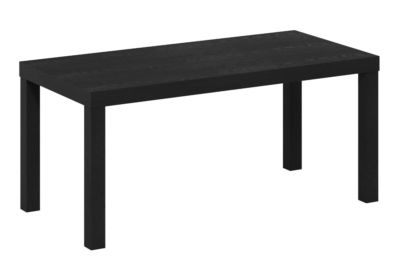 Furinno Classic Simple Coffee Table for Living Room, Black