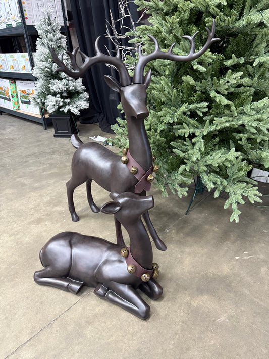 2 pc outdoor deer