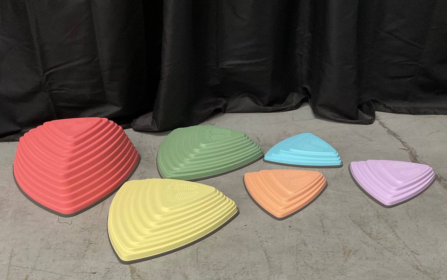 Candy like stackable stepping stones