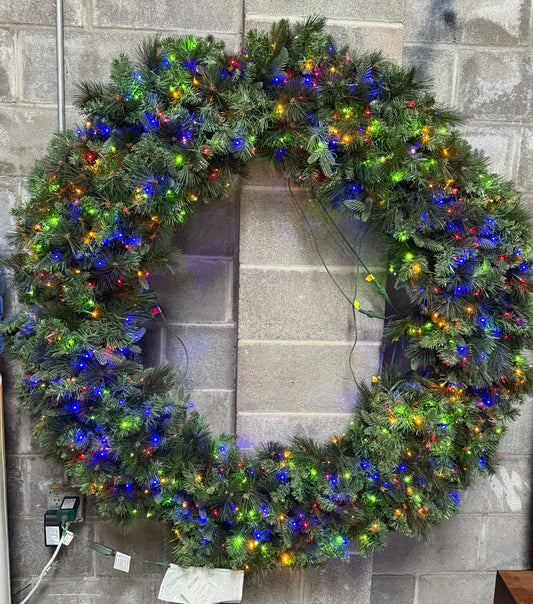 60” Micro LED Wreath