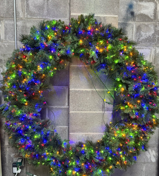 60” Micro LED Wreath